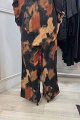 Black and Copper Trousers