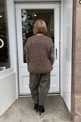 Taupe Wildflower Knitted Waistcoat