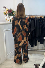 Black and Copper Trousers