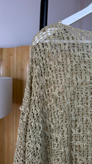 Stone Popcorn Poncho Top