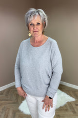 Light Grey Soft Knit Jumper