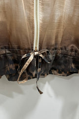 Cream Ombre Lightweight Bomber Jacket