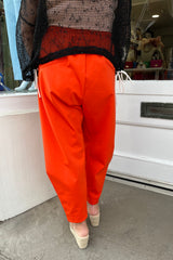 Orange Premium Crop Trouser