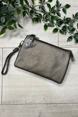 Bronze Cleo Zip Crossbody Bag