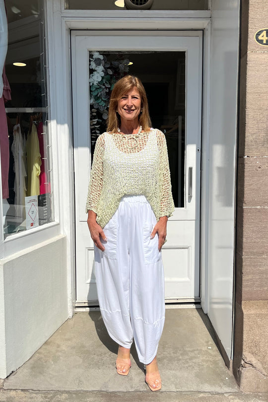 Sage Green Popcorn Poncho Top