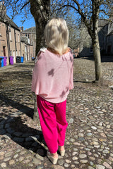 Baby Pink Daisy Fine Knit Jumper