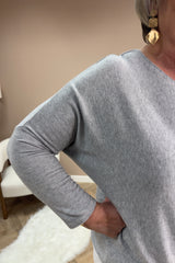 Light Grey Soft Knit Jumper