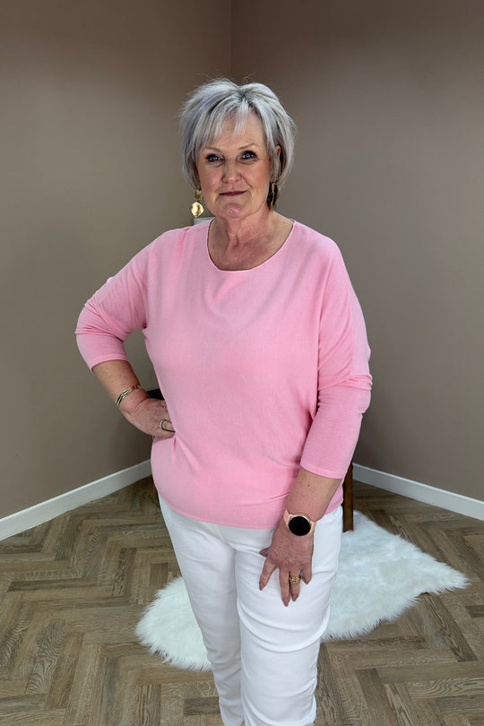Light Pink Soft Knit Jumper