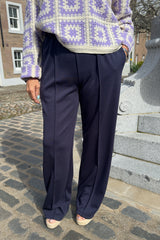 Navy Blue Gayle Trousers