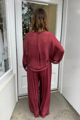 Mulberry Silk Pull On Trousers