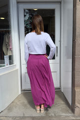 Magenta Gypsy Maxi Skirt
