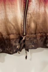 Burgundy Ombre Lightweight Bomber Jacket