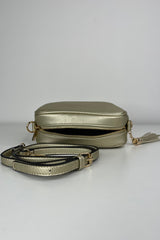 Gold Camera Bag