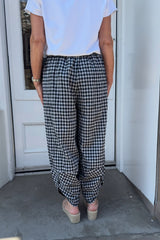 Black Ivy Gingham Pants