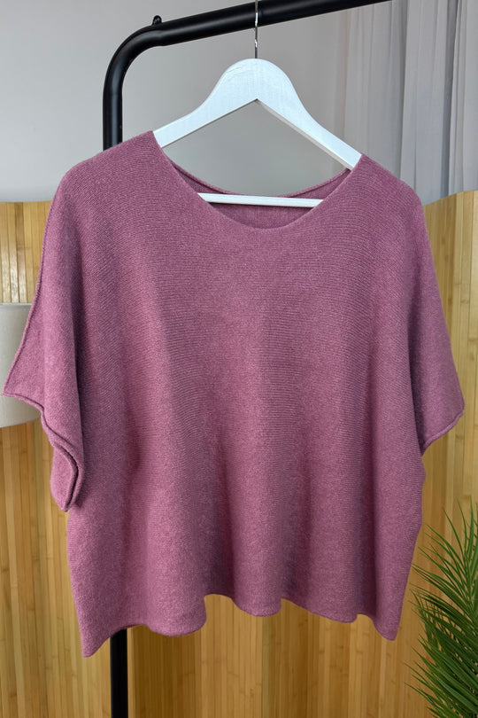 Mauve Maggie Knit Jumper