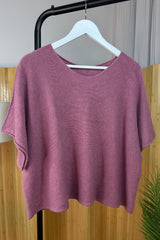 Mauve Maggie Knit Jumper