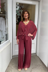 Mulberry Silk Pull On Trousers