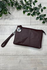 Plum Cleo Zip Crossbody Bag