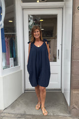 Navy Blue Bella Playsuit