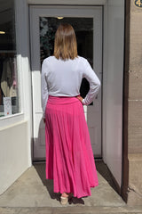 Cerise Pink Gypsy Maxi Skirt