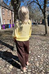 Brown Premium Crop Trousers