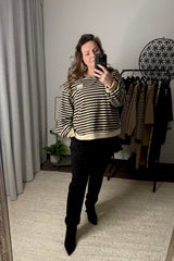 Black Crinkle Magic Trousers