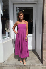Magenta Gypsy Maxi Skirt
