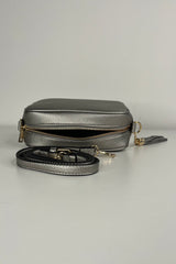 Silver Camera Bag