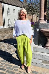 Pistachio Green Premium Crop Trousers