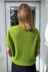 Lime Green Yasmin Short Sleeve Knit