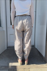 Taupe Ivy Gingham Pants