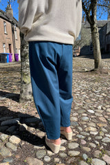 Teal Premium Crop Trouser