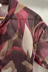 Burgundy Arty Lightweight Bomber Jacket