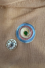 Abstract Circle Statement Magnetic Brooch