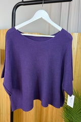 Purple Maggie Knit Jumper