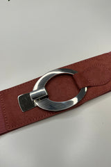 Vintage Rose Sadie Faux Suede Stretch Waist Belt