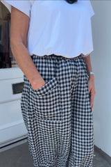 Black Ivy Gingham Pants