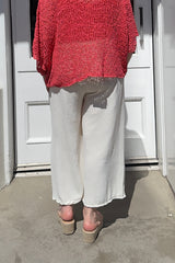 Buttermilk Cream Wide Leg Culottes