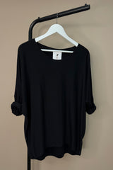 Black Soft Knit Jumper