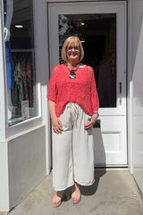 Buttermilk Cream Wide Leg Culottes