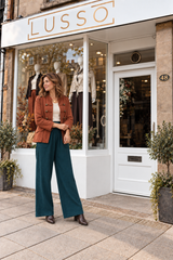 Polly Rust Military Lightweight Jacket