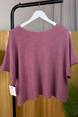 Mauve Maggie Knit Jumper