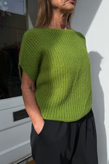 Lime Green Yasmin Short Sleeve Knit
