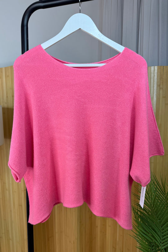 Bubblegum Pink Maggie Knit Jumper