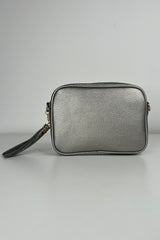Silver Camera Bag
