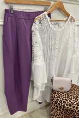 White Floral Lace Blouse