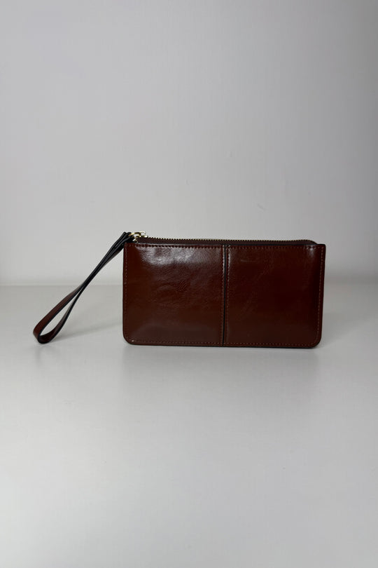 Chocolate Brown Wrist Wallet
