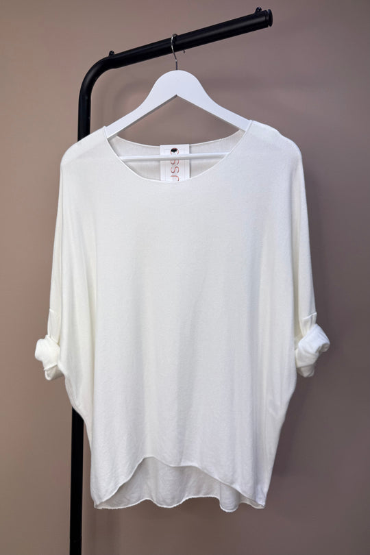 Winter White Soft Knit Jumper