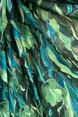 The Black Floral Scarf