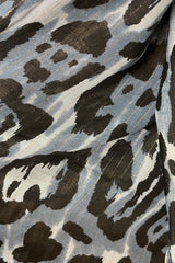 The Blue Leopard Scarf
